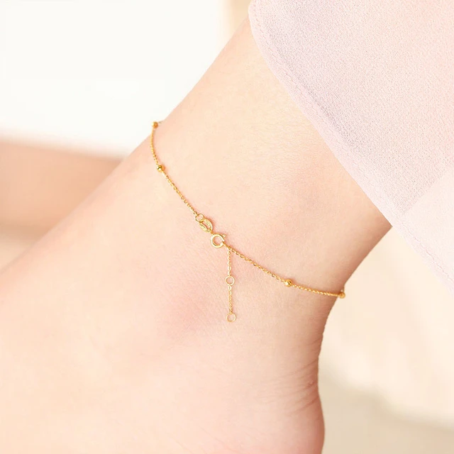 Real 18k Solid Yellow Gold Rope Bracelet 6mm - 9