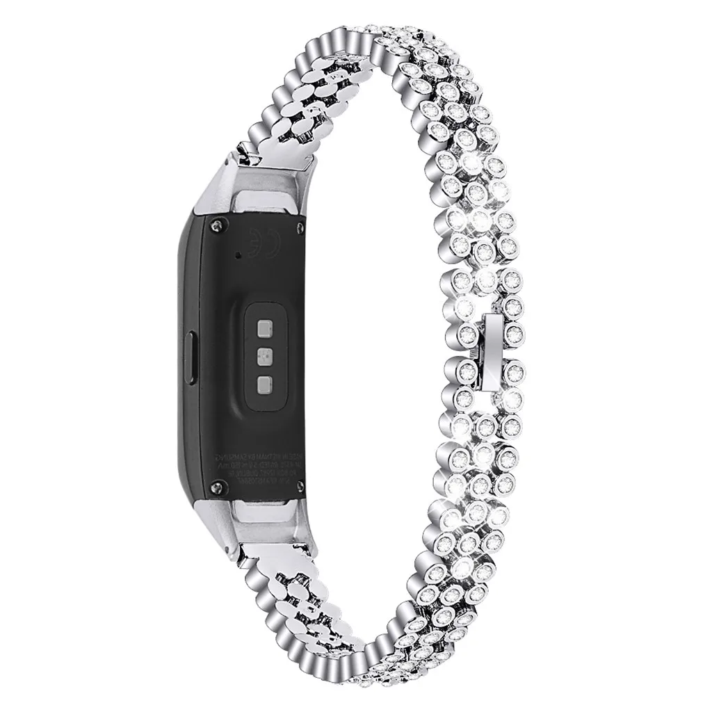 GEMIXI сменный Браслет со стразами для samsung Galaxy Fit sm-R370 ремешок для часов браслет часы группа 19Sep04