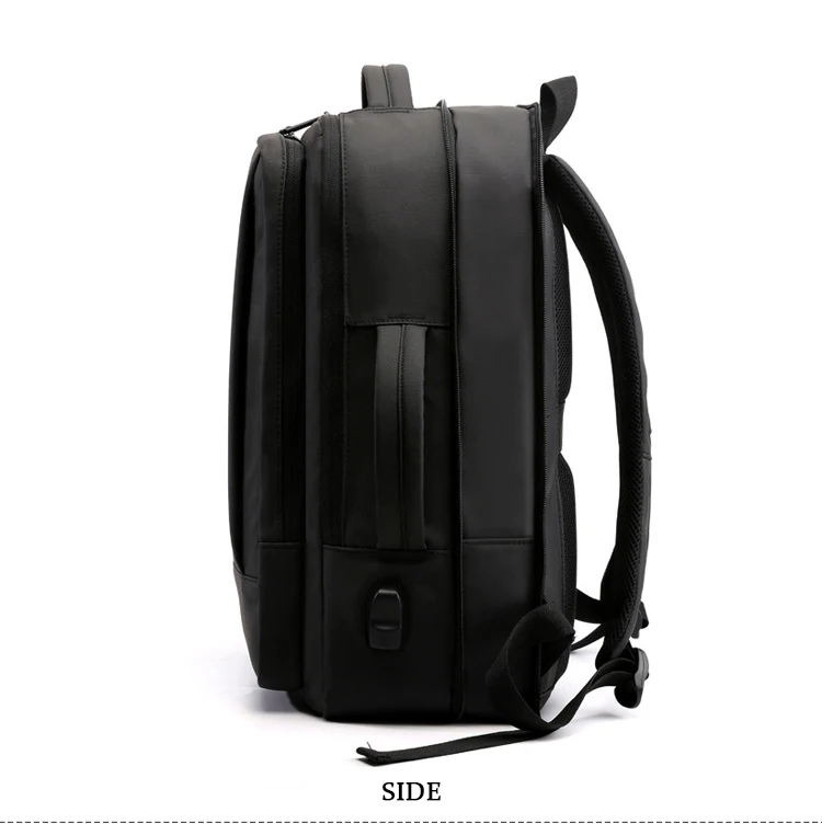 Мужские рюкзаки, расширяемый рюкзак для путешествий, мужской бизнес рюкзак с USB для ноутбука, рюкзак для компьютера, мужской рюкзак, водонепроницаемый рюкзак Mochila