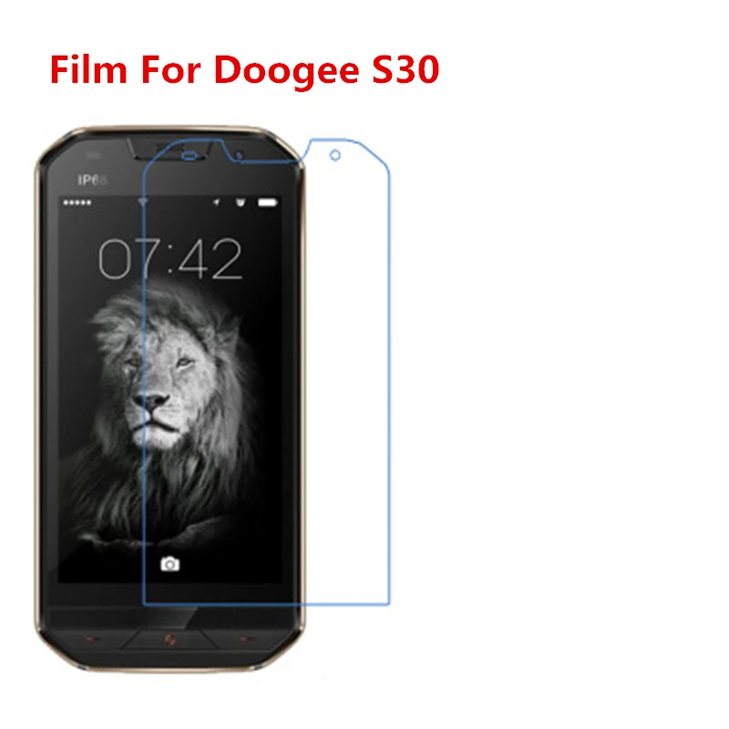 1/2/5/10 Pcs Ultra Thin Clear HD LCD Screen Protector Film With Cleaning Cloth For Doogee S30. | Мобильные телефоны и