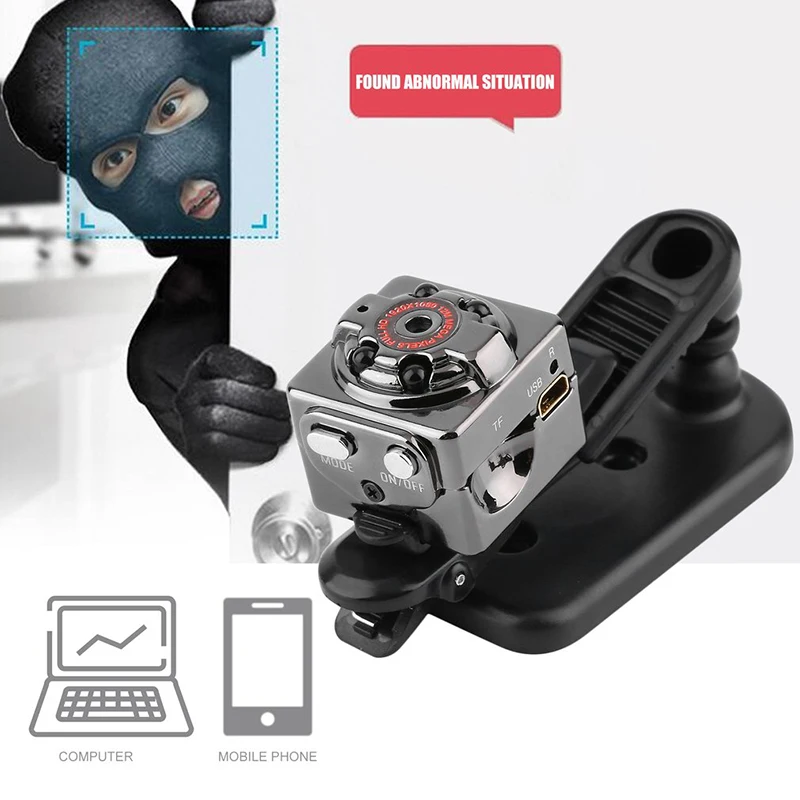 Умная мини камера 1080P Full HD с ночным видением|Компактные видеокамеры| |