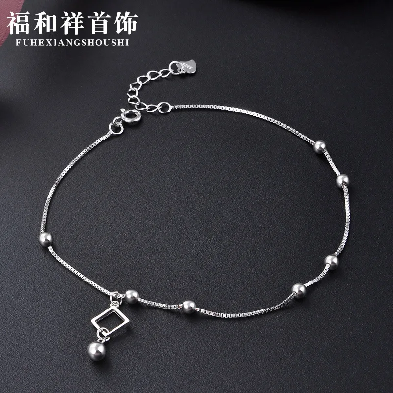 

Accessories Korean-style Simple 925 Sterling Beach Anklet Women's Popular Jewelry Fashion Foot Chain