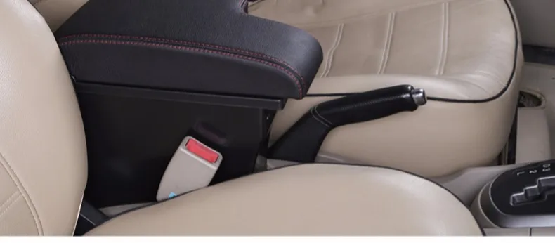 Автомобильный подлокотник для hyundai Accent RB Solaris 2011- центральный консольный ящик для хранения подлокотник 2012 2013