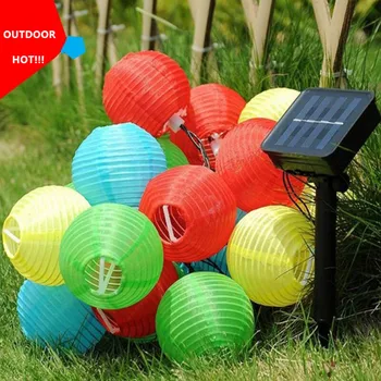 

Solar Light LED Lantern String Lights Ball 20/30 LED Solar Garland Outdoor Fairy Lights Christmas Lighting for Garden Decoration