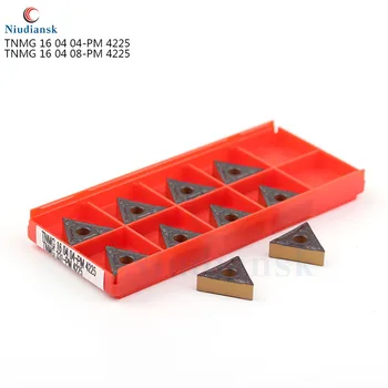 

TNMG160404 PM 4225 TNMG160408-PM 4225 high quality Carbide insert Lathe tool turning tool CNC Lathe Tools turning insert
