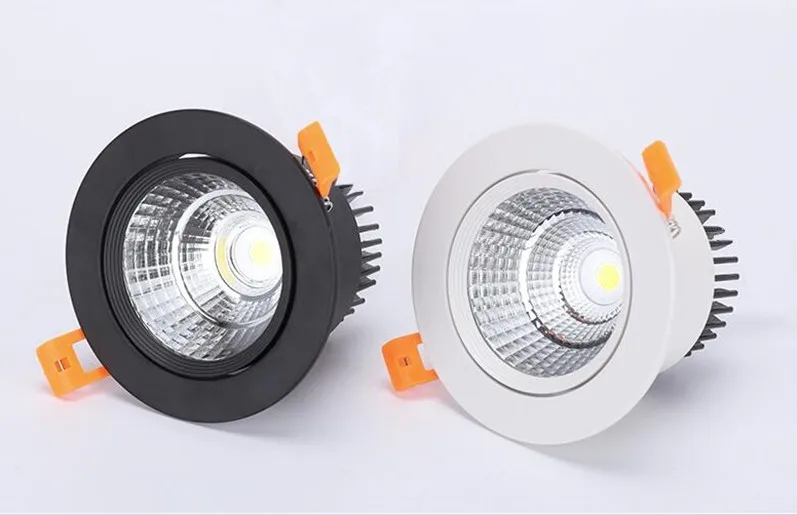 Description Picture 6 of itemEmbedded dimmable LED downlight Angle adjustable COB ceiling light spotlights 7W 9W 12W 15W 18W rotating AC85-260V indoor lighti