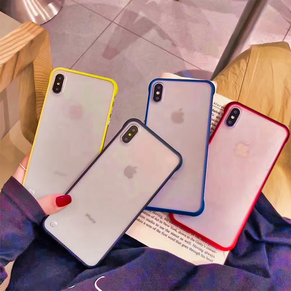 

Applicable to Apple 11PRO MAX iPhone11pro iPhone11 max XS xr x 8plus 7plus 6plus 8 7 6 borderless candy transparent phone case