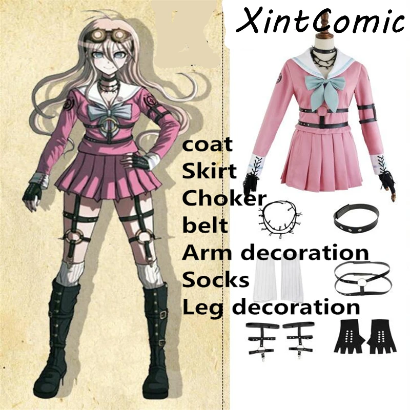 Аниме данганронпа V3: Killing Harmony Iruma Miu Rabbit косплей костюм одежда Униформа аксессуары
