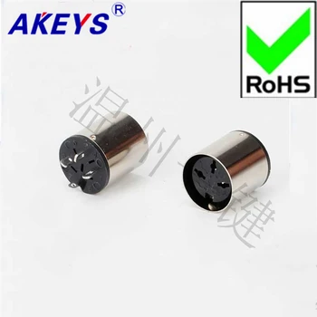 

10 PCS DSCT-3-07m Large keyboard plug DIN socket S terminal 3 pin MIDI three-core socket head