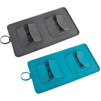 

Portable Cat Dog Folding Bowl With Mat Food Grade Silicone Feeders Travel Bowl Collapsible Food Water Feeding zh1