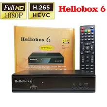 Hellobox 6 Comptatible V5 Plus Satellite Receiver Unterstützung H.265 HEVC Multi stream USB WiFi Auto Powervu Biss Cline Newcamd
