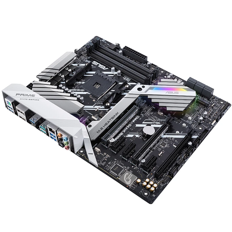  New ASUS PRIME X470-PRO motherboard Socket AM4 DDR4 USB3.0 USB3.1 SATA3 64GB HDMI M.2 X470 desktop 