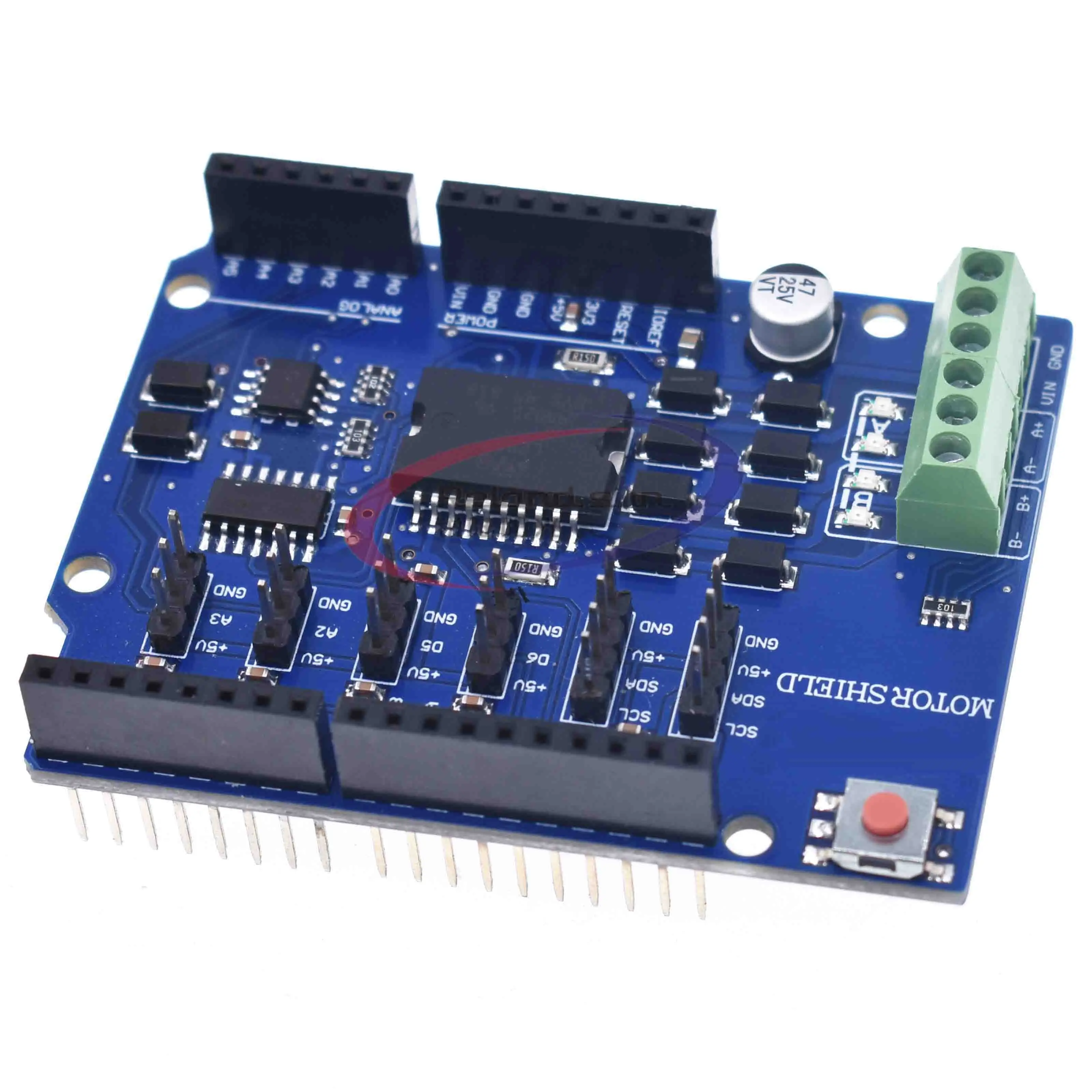 L298P Shield R3 модуль драйвера двигателя постоянного тока 2A H-Bridge 2 way от 5 в до 12 В |