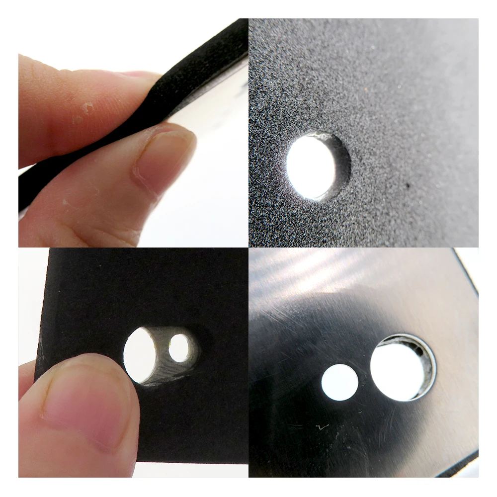 3-Pack 100*110mm Replacement 1/4 Sheet Finishing Sander PSA Sanding Pad Backing Plate For Makita 158324-9 BO4556,BO4556