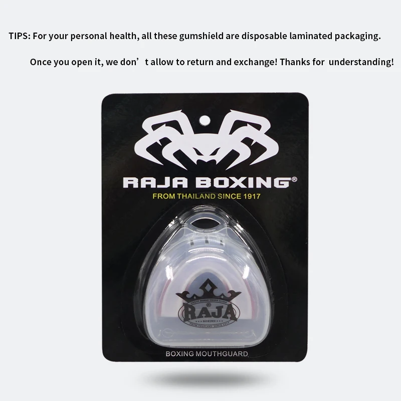 RAJA TOOTH PROTECT MOUTH GUMSHIELD FOR CHILDREN ADULT SPORTSWEAR BOXING ACCESSORY COLORFUL MOUTH GUARD