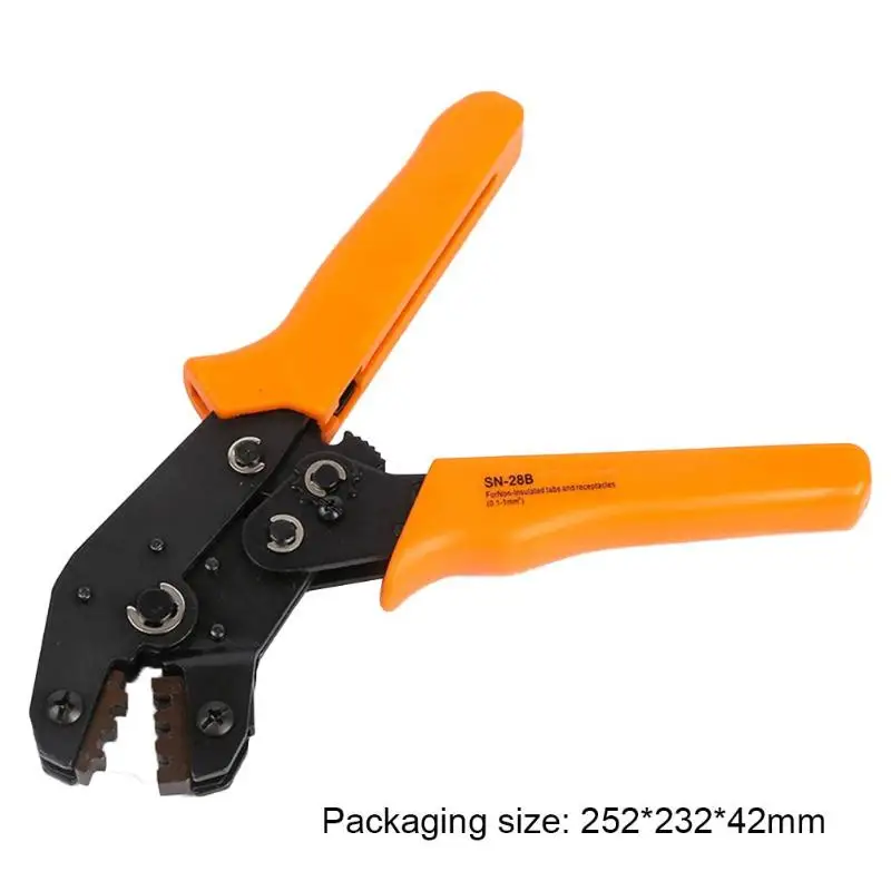 AGM28-18 Stripping Pliers Wire Cutter Durable High Carbon Steel Plastic Handle Crimper 1550pcs Terminal Connector Set