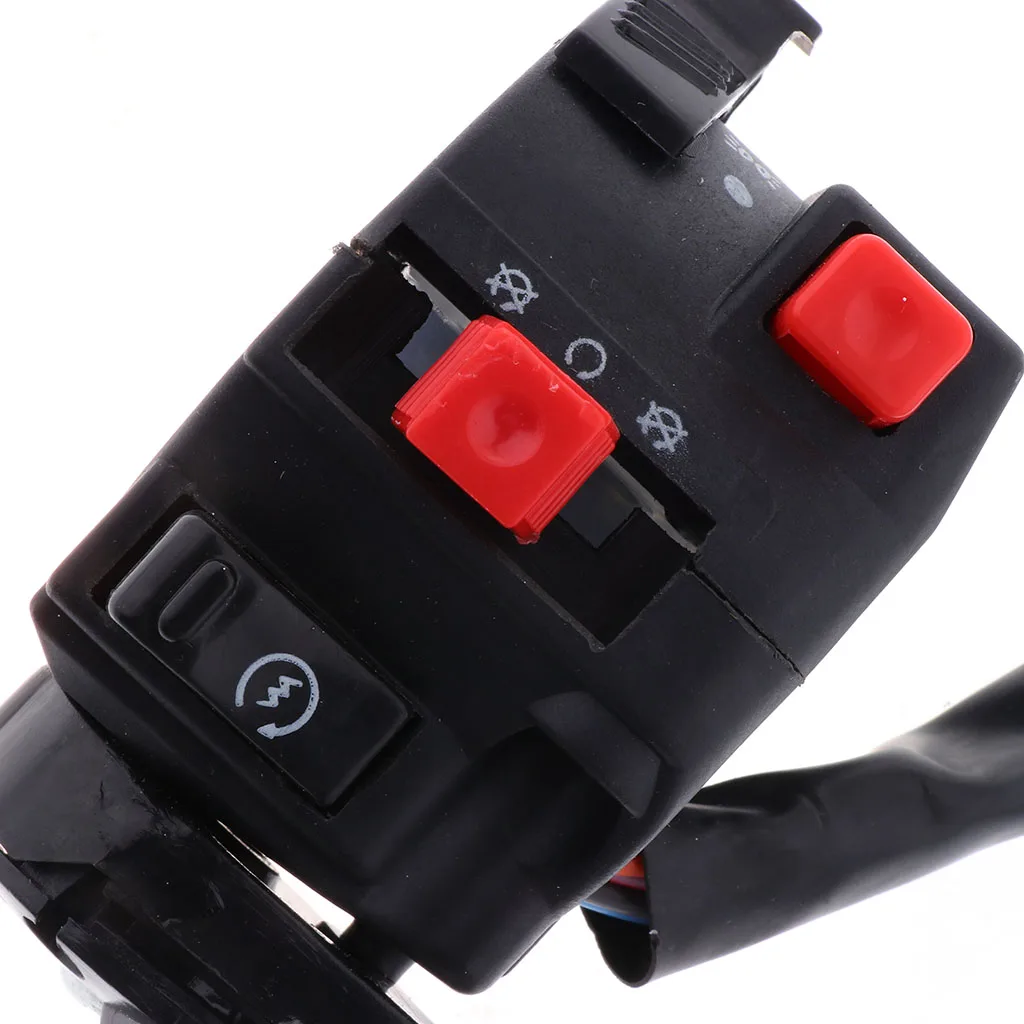 Сверхмощный 6+ 3 контактный разъем Start Kill переключатель для 50cc 70cc 110cc 125cc ATV Скутер Quad Багги, черный