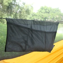 

High-Tenacity Nylon Mesh Bag Organizing Elastic Dangling Pouch for Hammock