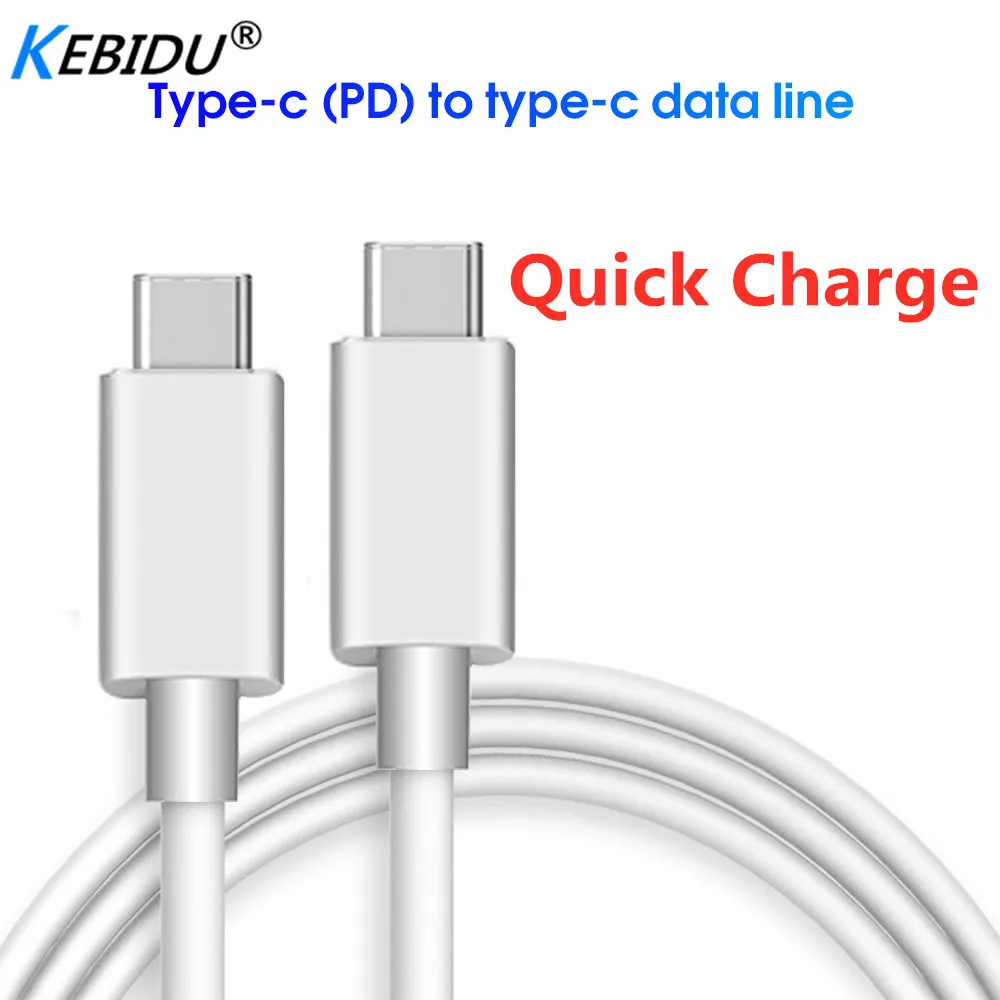 Kebidu Quick Charge USB 2.4A Type C to Cable for xiaomi Samsung S10 S9 S8 Note 9 3A USB-C Fast Charger MacBook | Электроника