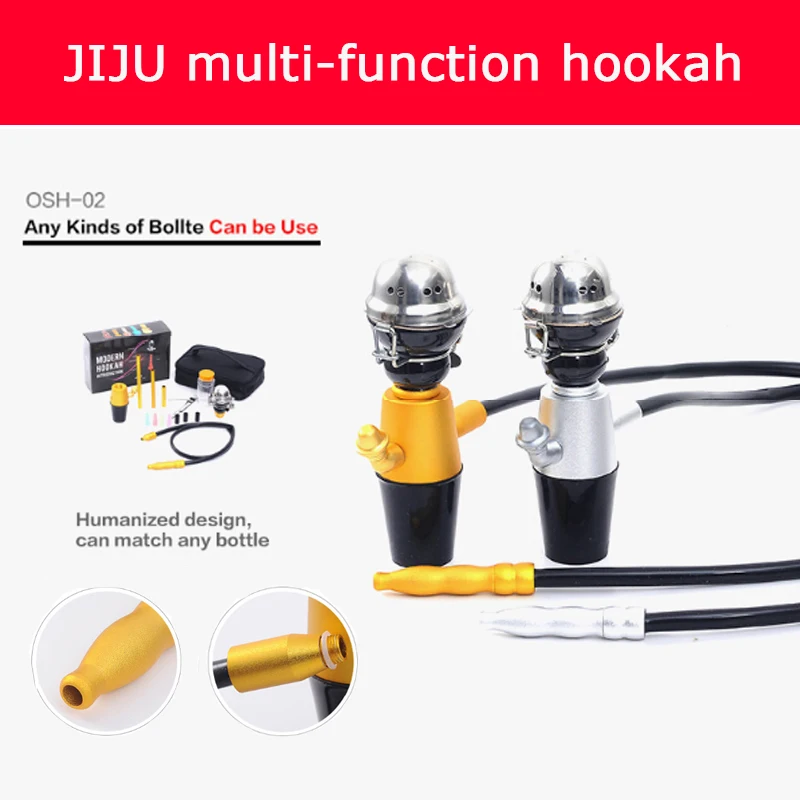 JIJU Новые Популярные принадлежности для кальянов креативные портативные многофункциональные кальянные алюминиевые металлические регулируемые подарки высокого качества JL-041P