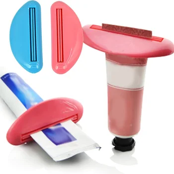 

10 Plastic Tube Squeezer Toothpaste Dispenser Holder Rolling Bathroom Extract