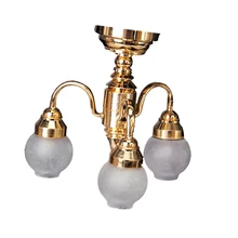 

Dollhouse Miniatures 1/12 Scale Doll House Furniture Modern Ceiling Lamp Decorations