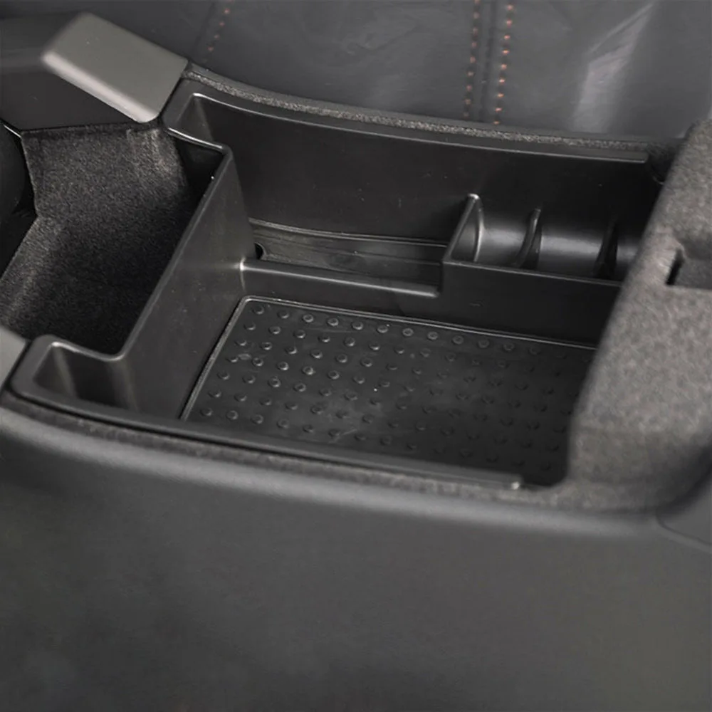 

1pc Car Auto Black Console Armrest Holder Storage Box For Volvo XC60 2009-2016