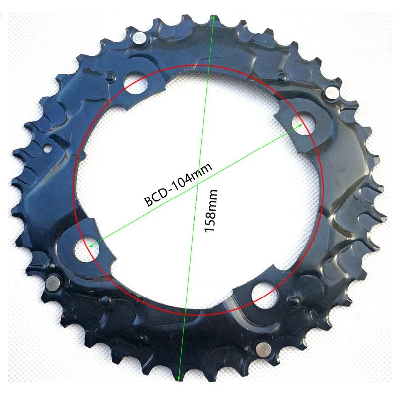 Супер sell-38T колеса велосипеда MTB горный велосипед ремонт дисковые звездочки для Shimano двойной части шатуны 10/11 скорости
