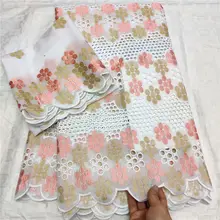 Горячая Распродажа Высококачественная новейшая вышивка швейцарская вуаль кружево африканская вуаль кружево швейцарская вуаль кружевная ткань с шарфом