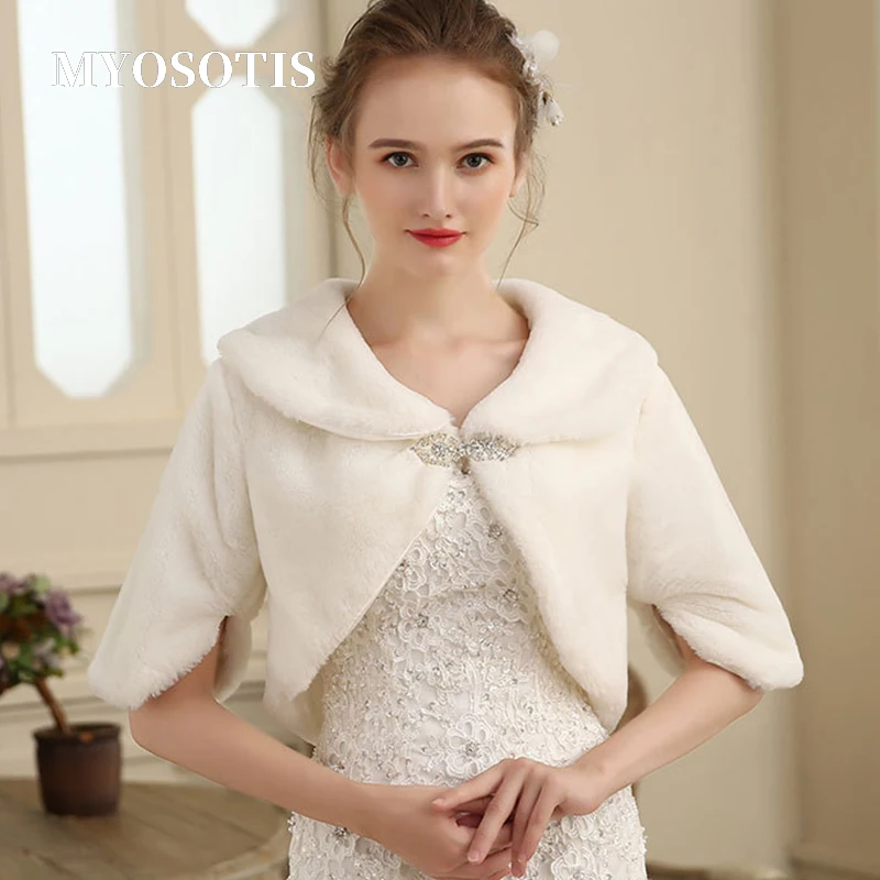 Winter Wedding Cape Lady Bridal Jacket 