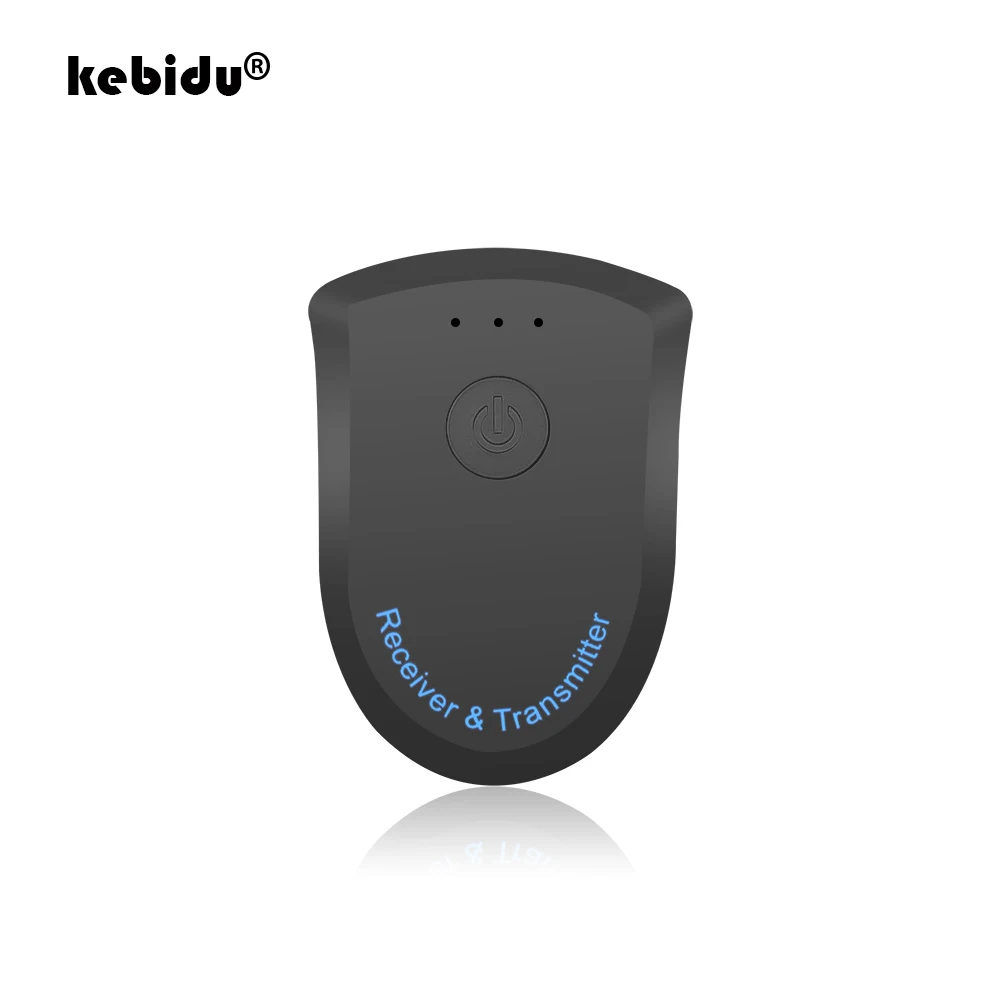 

kebidu 3.5mm Music Adapter Wireless Bluetooth 2 in 1 Audio Transmitter Receiver Battery Capacity 300 mAh about 7h Work For TV PC