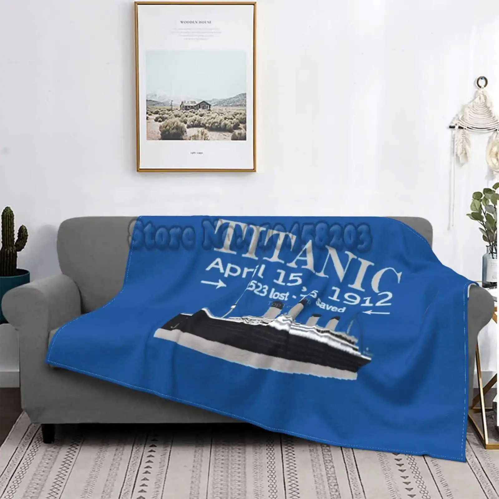 TitanicSinkingVintageCruiseShipAtlanticOceanSoftWarmLightThin