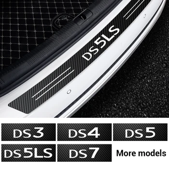 

Car Accessories 1PCS Rear Bumper Trunk Guard Decal Carbon Fiber Sticker for Citroen DS 3 DS 4 DS 5 DS 5LS DS 7 Car Styling