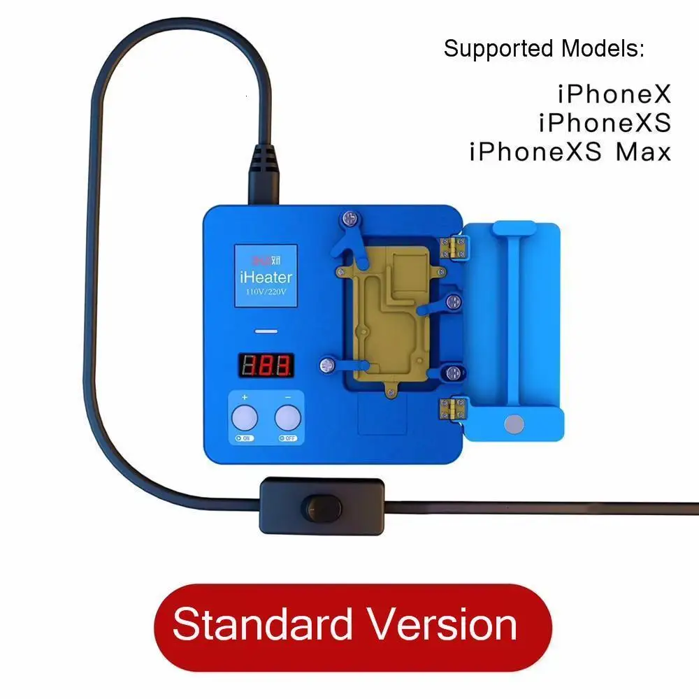 

JC Phone Double Layers Board Pre-heating Rework Station for iPhone 11 Pro X XS MAX motherboard desoldering repair