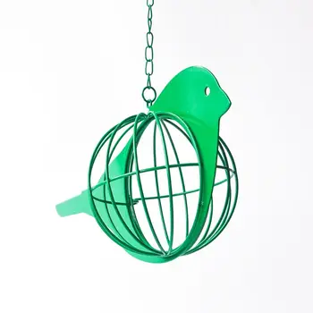 

2020 New Openable Mesh Ball Bird Fat Food Holder Bird Feeder Hanging Pendant Metal Suet