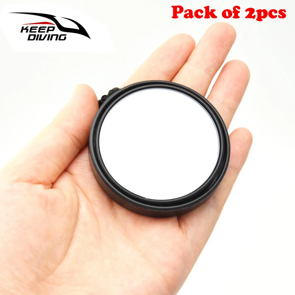 2Pcs Diving Rearview Mirror Anti-Impact Safe Equipment Underwater Safety Gear