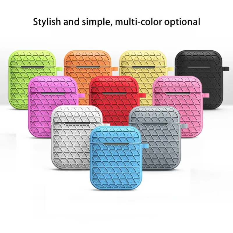 

Hot Earphone Accessories Case Protective Silicone Cover Skin Strap For Apple Air Pod