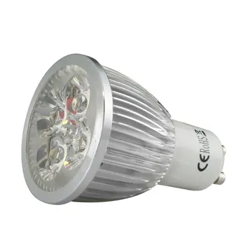 

4x Dimmable GU10 4 High Power LED Bulbs Day White Lamp Spot Light Bulbs