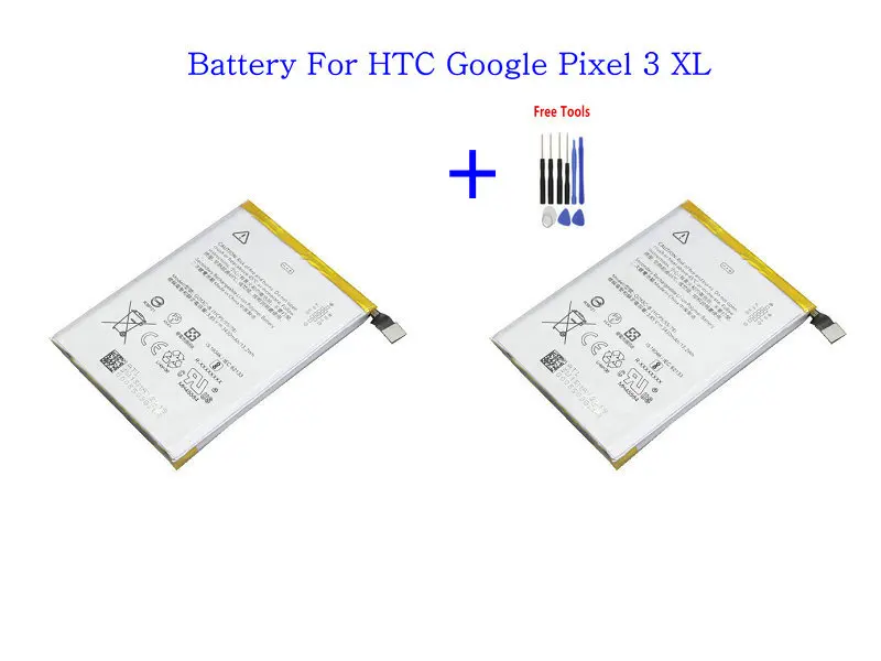 2x3430 мАч/13.20Wh G013C-B/Go13C-B/C1 сменная батарея для мобильного телефона для HTC Google Pixel 3 XL 3XL Батарейки+ инструмент для ремонта Наборы