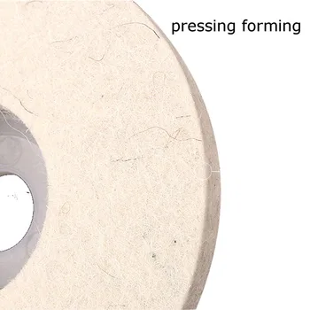 

2017 3×100mm 4\" Wool Buffing Angle Grinder Wheel Felt Polishing Discs Pads Tool