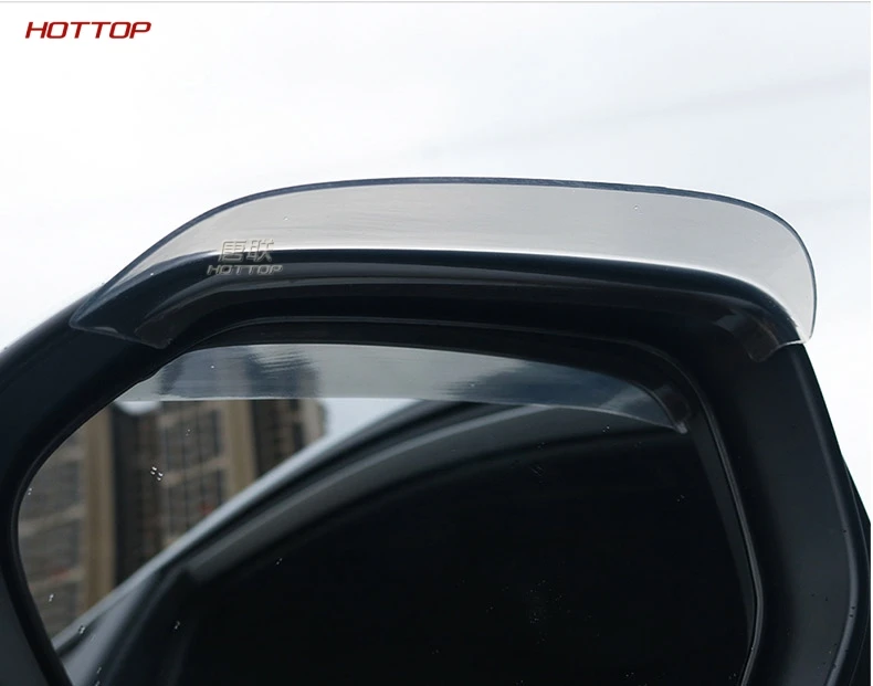 ABS полупрозрачное зеркало заднего вида дождь бровей Щит Обложка для Toyota Corolla