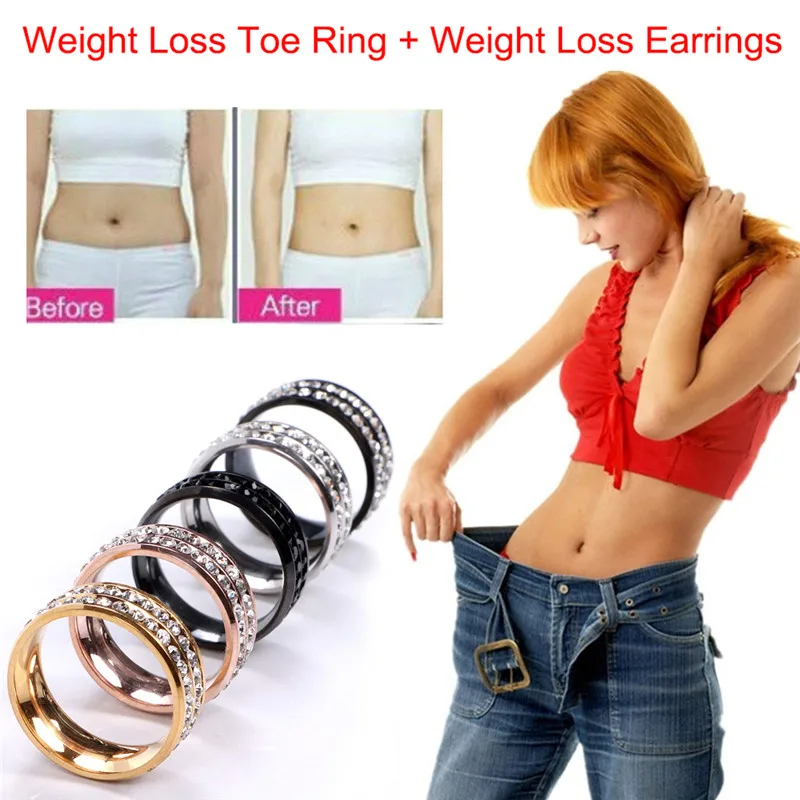 Magnetic weight loss ring stimulating slimming ring acupoints gallstone health care weight loss string fitness reduce