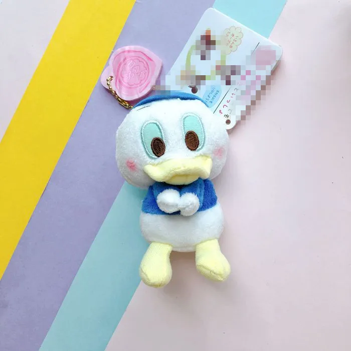 12 шт./лот плюшевые llaveros kawaii брелок Дональд подвеска с форме утки линии друзей оптом дешевле