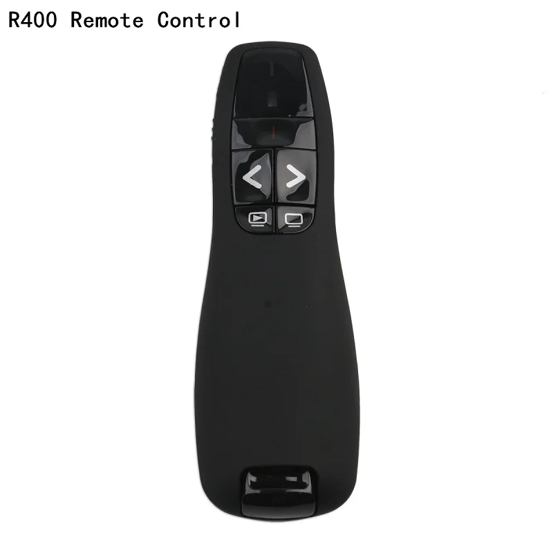 R400 Мини 2,4 ГГц R400 USB беспроводной Презентер лазерная указка PPT светодиодный красный ИК пульт дистанционного управления страница для презентаций Powerpoint LAZER PEN - Цвет: R400