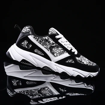 

Black Krasovki Fashion Men's Casual Shoes Brand Breathable Sneakers Hot Sale Shoes Zapatos De Hombre Comfortable Footwears 39-44