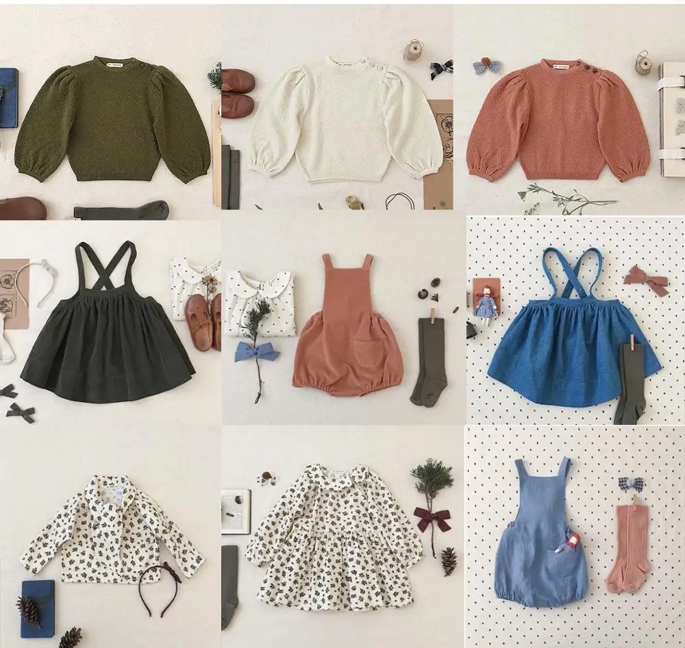 Г. Свитер для девочек комбинезоны рубашки, платья, комплект одежды, Одинаковая одежда для всей семьи Рождественский корейский стиль