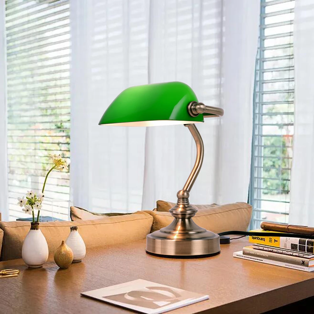 Retro mini biurko ochrona oczu LED G9 bank lampka na biurko sypialnia nocna  kawiarnia biuro bar stół cafe dekoracyjna lampa stołowa|Lampy na biurko| -  AliExpress
