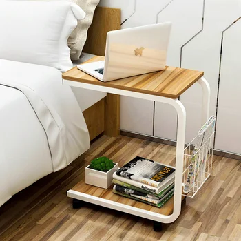 

Modern Minimalist Corner Bedroom Table Small Coffee Table Moving Bedside Table Living Room Mini Sofa Cabinet Side Cabinet