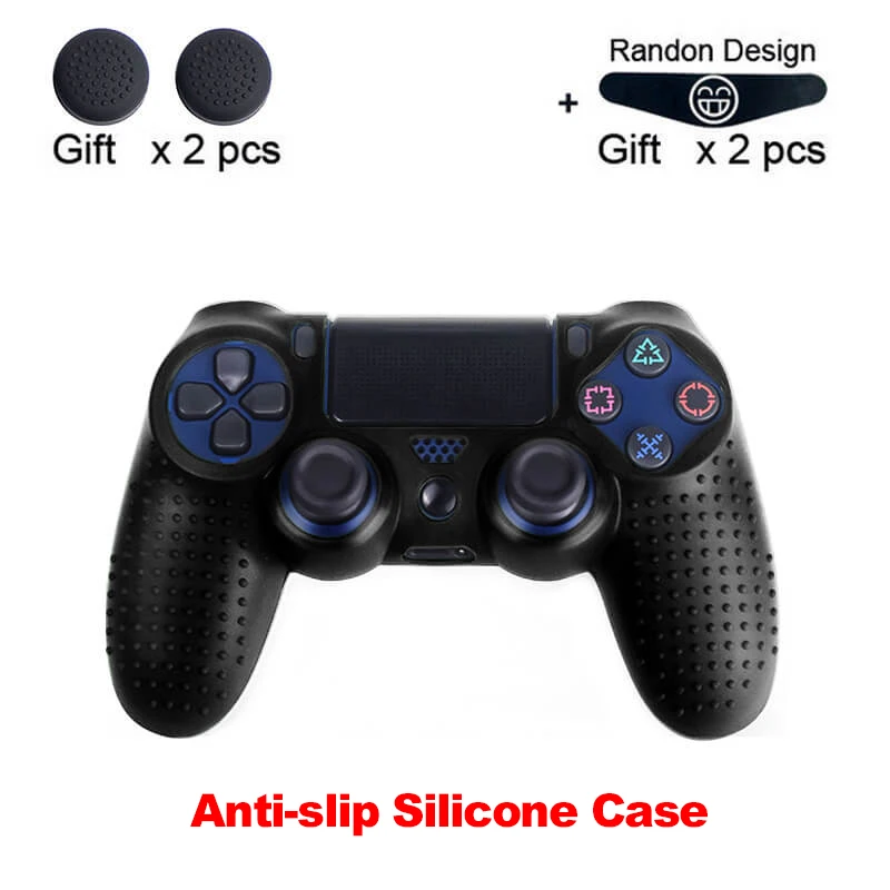 Non-slip-5 Защитный чехол-лягушка для SONY Playstation 4 PS4 с контроллером, мягкий силиконовый гелевый резиновый чехол для PS4 Pro Slim Gamepad - Цвет: Non-slip-5