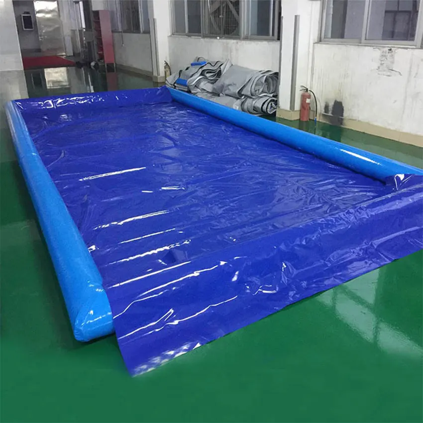 PVC Portable Airtight Cleaning Inflatable Car Wash Mat, Inflatable Car Water Collector Containment Mat 4